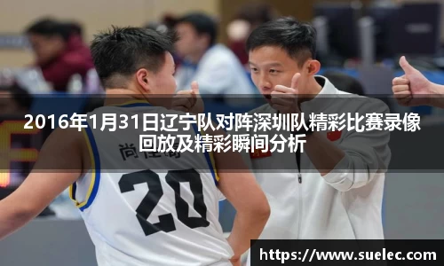 zoty中欧2016年1月31日辽宁队对阵深圳队精彩比赛录像回放及精彩瞬间分析